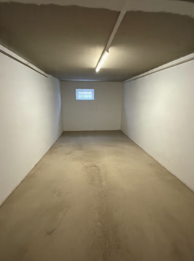 Keller nachher, leer geräumt und gefegt